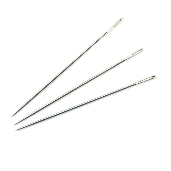 Иглы ручные №3 штопальные никелированные (1,06х58мм), 100упак, ИЗ-200131