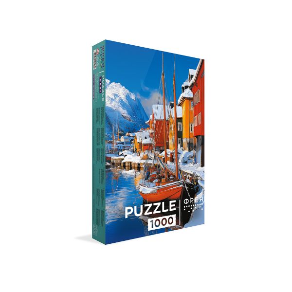 Пазл 1000 элементов, PZL-1000/93 Красочная Норвегия, Фрея