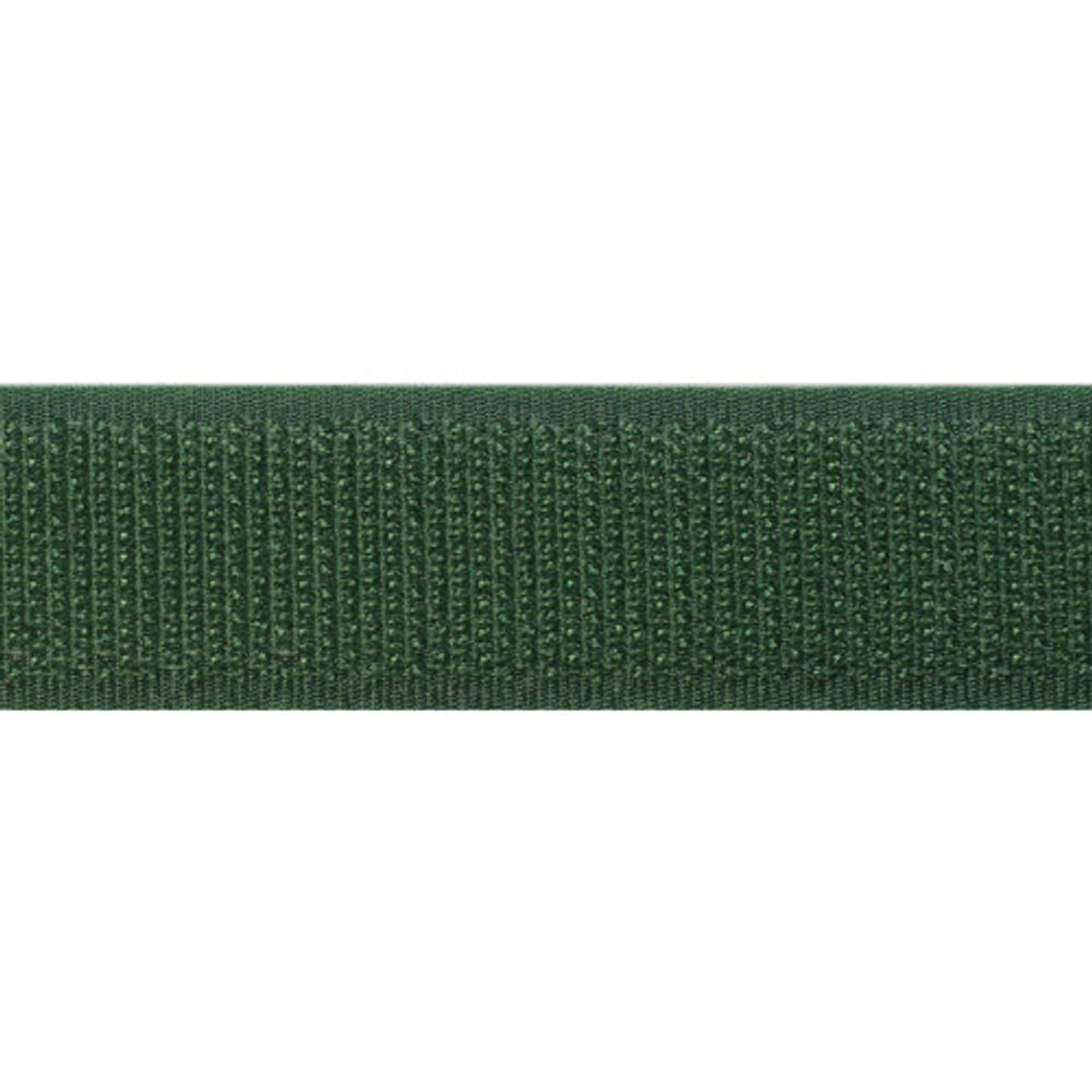 Лента контактная липучка (велкро) пришивная 20 мм / 25 метров, 14 зеленый, /крючок/, кач.&quot;A&quot;