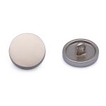 Пуговицы на ножке 18L (11мм), металл (DS (матовое серебро (никель))), ME-656, 36 шт