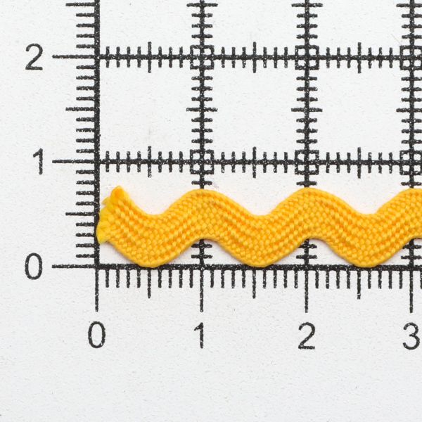 Тесьма вьюнчик 9 мм, 30м (желтый), 30 м
