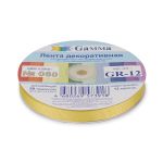 Лента репсовая (в рубчик) 12.0 мм / 45.5 метра, 060 св.оливковый, Gamma GR-12