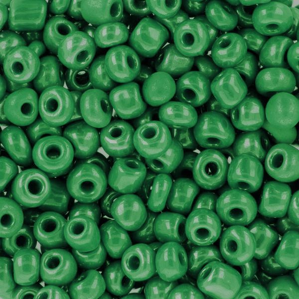 Бисер Zlatka 8/0 (2.9 мм), 100 г (10х10 г), №0127 зеленый, GR