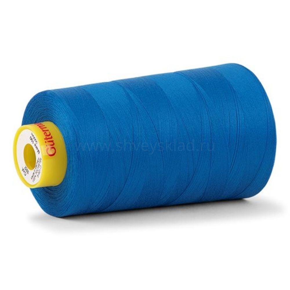 Нитка особо тонкая Gutermann Mara №150 (150/2), 5000 м, 713961, цв. 322 лазурно-синий, 1 катушка