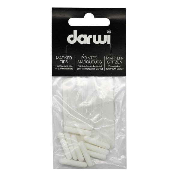 Наконечники для маркеров Darwi ACRYL Opak, 3мм, 10 шт