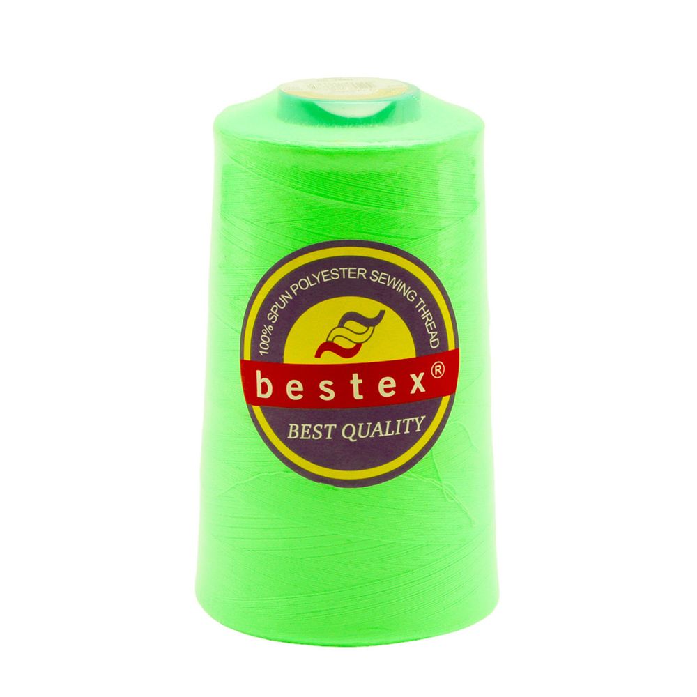 Нитки универсальные Bestex 50/2, 4570 м (5000 ярд) / 1 кат., 304 неоновый зеленый