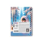 Записная книжка с твердым переплетом, глянцевая ламинация, на гребне A6 120 л. 4 шт клетка, Давай дружить 01597, ЗК226 Светоч