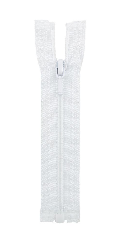 Молния спираль (витая) Т3 (3 мм) 1 зам., разъем., 10 см, декоративная, 101 белый, ZipD 3S Gamma, 5 шт