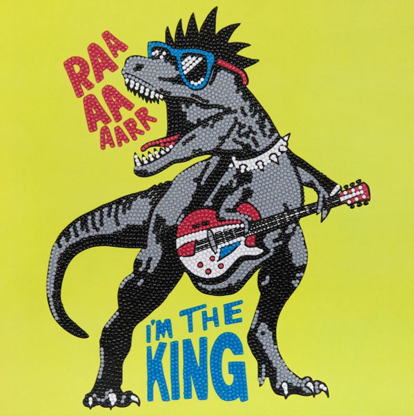 Алмазная (кристальная) мозаика Фрея, постер Рок-звезда, 30х30 см