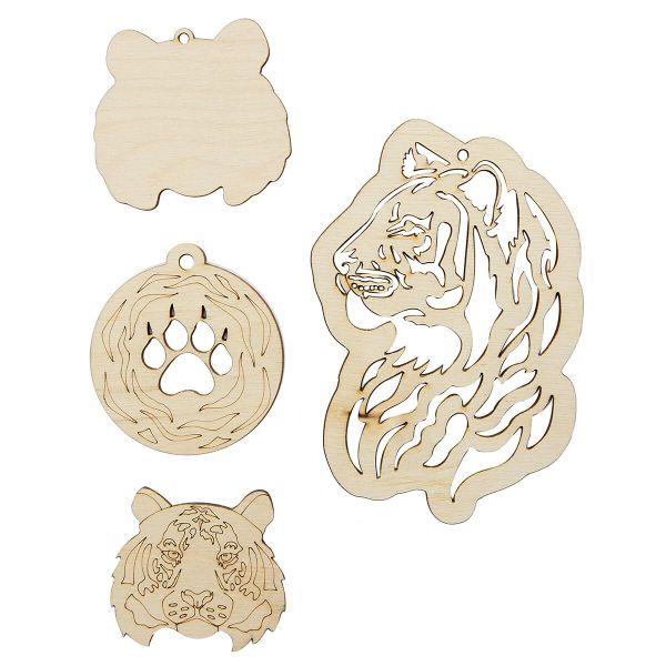 Заготовка для декорирования Набор № 2 Тигры, 3 шт Astra&Craft