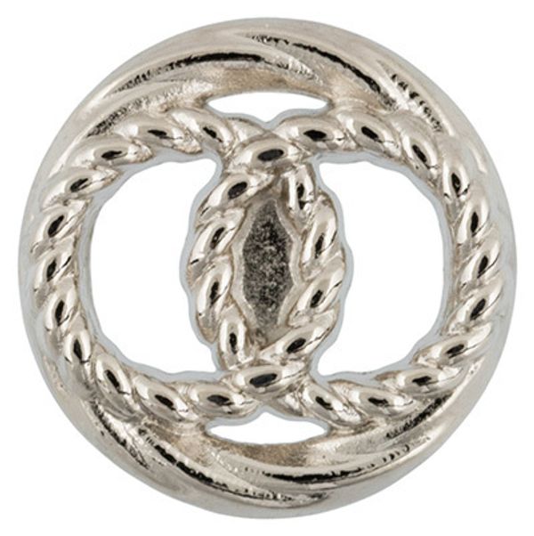 Пуговицы металл 11 мм, 6 шт, 04 никель, Blitz MB 0262