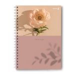 Тетрадь ученическая общая, A4 96 л. на гребне 65 г/м², белизна 100 %, 4 шт, клетка, 01245 Цветочные мотивы, Светоч Т129