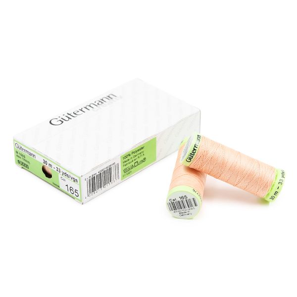 Нитки отделочные Gutermann Top Stitch, 30м, 165 жемчужно-персиковый, 5 катушек