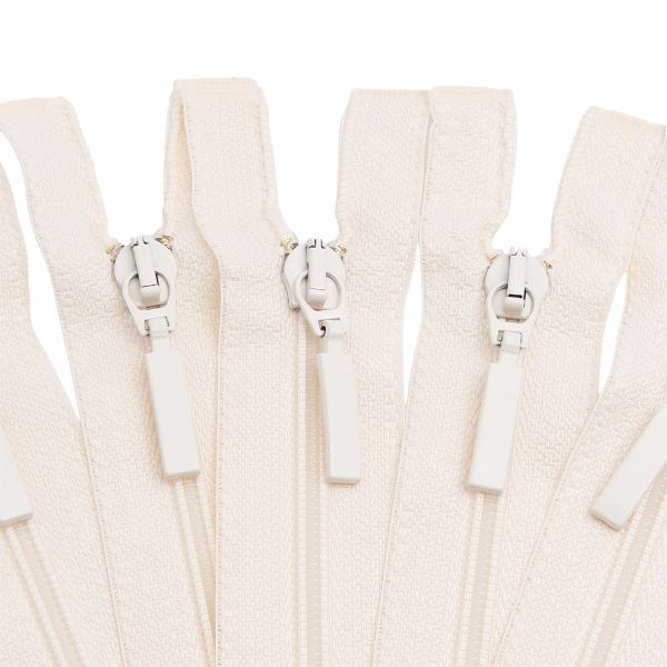 Молния спираль (витая) Arta Т5 (5 мм) 1 зам., разъем., 80 см, цв. 571 св.бежевый, уп.5 шт