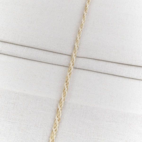 Шнур круглый джут/хлопок 5.0 мм / 30 метров, 1-Н24, 23484