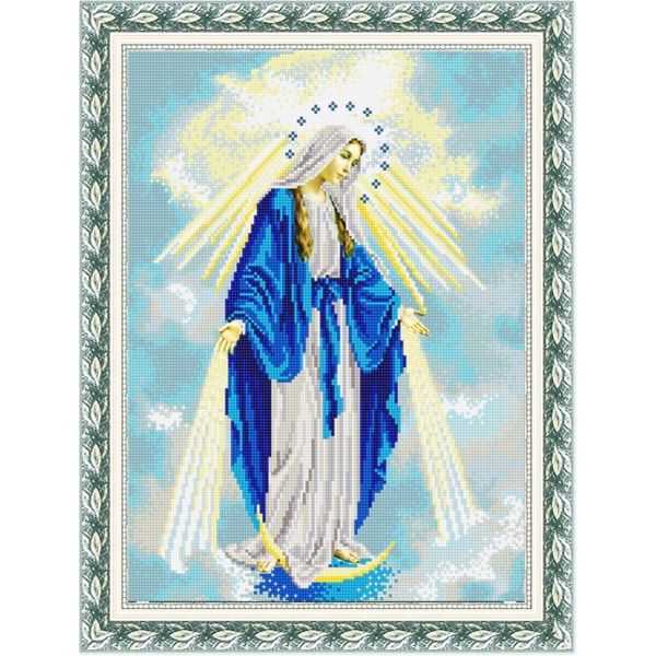 Рисунок для вышивания бисером Конек, 9821 Непорочное зачатие 29х39 см