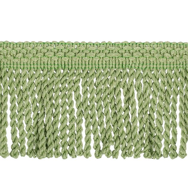 Бахрома отделочная 75.0 мм / 25 метров, витая, 071 салатовый, Gamma 565