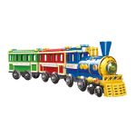 Конструктор пластиковый Паровоз 327 элемент, Поделкин PLX-02