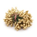 Тычинки для искусственных цветов 0,5х6см (вес 50гр ±3 гр) (7 золотой)