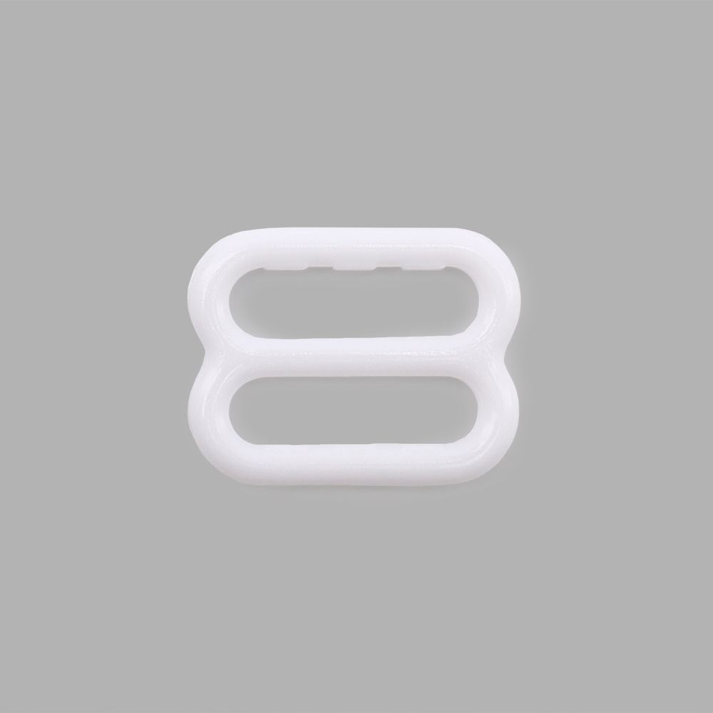 Рамки-регуляторы для бюстгальтера пластик 10.0 мм, 001 белый, SF-1-1, Arta, 50 шт