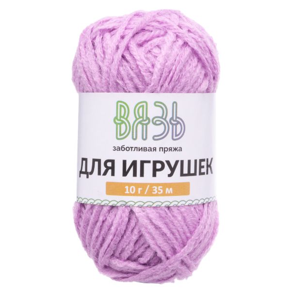 Пряжа Вязь Для игрушек / уп. 6 мот. по 10 г, 35 м, ассорти №1 Пастельный микс