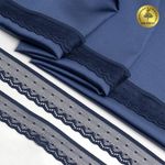 Кружево эластичное (стрейч) 25 мм, 8028, цв.S919 синий сапфир уп.50м, Kruzhevo