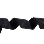 Тесьма (лента) киперная (100% х/б) 17 мм / 100 метров, черный, Gamma ЛКЭ (17чх/17хх-100) цв