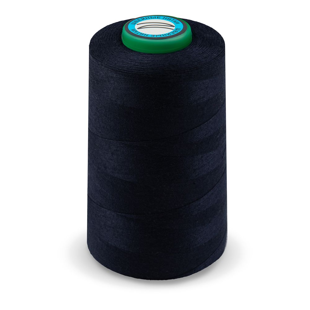 Нитки универсальные Nitka 40/2, 4570 м (5000 ярд) / 1 кат., 322 т.синий