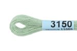 Мулине Gamma 100% хлопок, цв.3150 бл.салатовый, 24 мотка по 8 метров