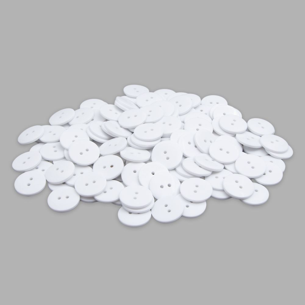 Пуговицы 36L (белый), 144 шт, 0310-2837F