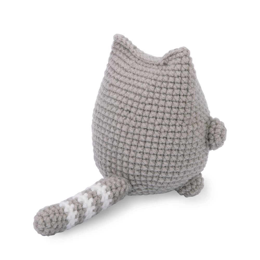 Набор для вязания игрушки Забавный котик 10 см, Miadolla AMG-0101