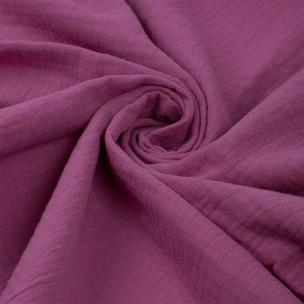 Муслин 125 г/м², 130 см / 25 метров, TBY.Mus.24723.53, цв.53 ягодный