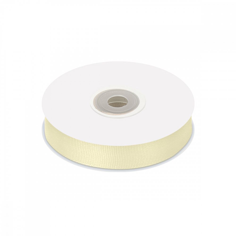 Лента репсовая (в рубчик) 20.0 мм / 22.8±1 метра, 815 кремовый, Magic4Hobby