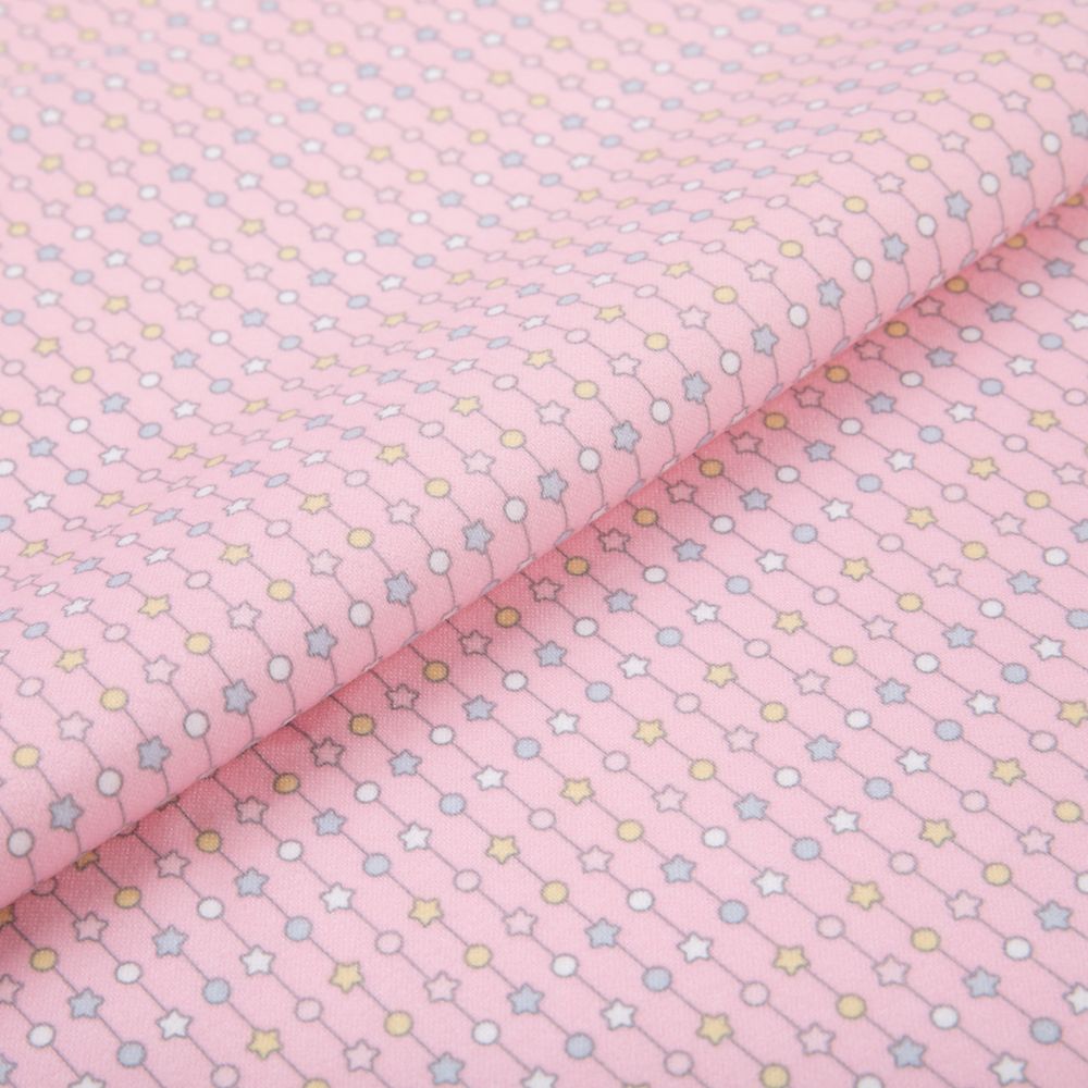 Ткань для пэчворка Peppy Молочные сны фланель, отрез 100х110 см, 175 г/м², МС-14 розовый, Peppy