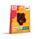 Набор для вышивания бисером Klart CMF-10-048, Брошь. Винни Пух, 5х7 см