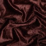 Плюш (ткань) 00 Peppy PCVL, 250±5 г/м², 150±2 см / 5 метров, винтажный, 07 т.коричневый