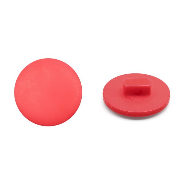 Пуговицы на ножке 28L (18мм), пластик (Coral (коралловый)), NE68, 48 шт