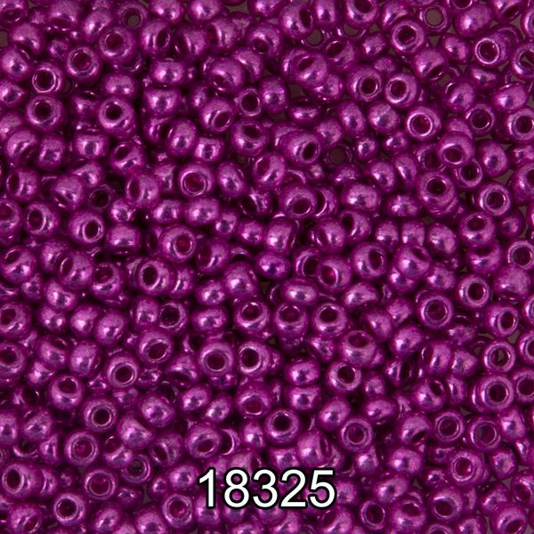 Бисер Preciosa 10/0 (2.3 мм), 500 г, 18325 (Ф650) лиловый/металлик