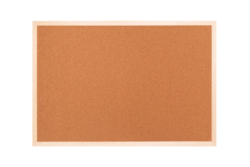 Доска пробковая в деревянной раме 30x45 см, Expert Complete ECPC-3045