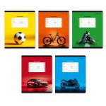 Тетрадь ученическая школьная, выборочный лак, A5 18 л. на скобе 65 г/м², белизна 100% 20 шт клетка, 01419 Моё хобби, Светоч Т86