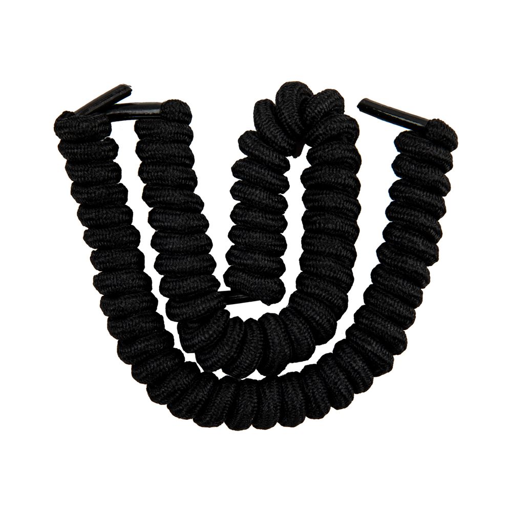 Шнурки Лентяй 14 мм, 90 см, 1 пар(a), черный, Gamma TF-08