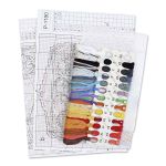 Набор для вышивания нитками МП Студия, на пластиковой канве Театр 17х13см