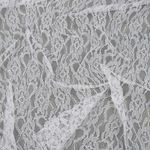 Ткань кружевная гипюр 35 г/м², 150 см / 45 метров, TBY.M0187.01, цв.белый