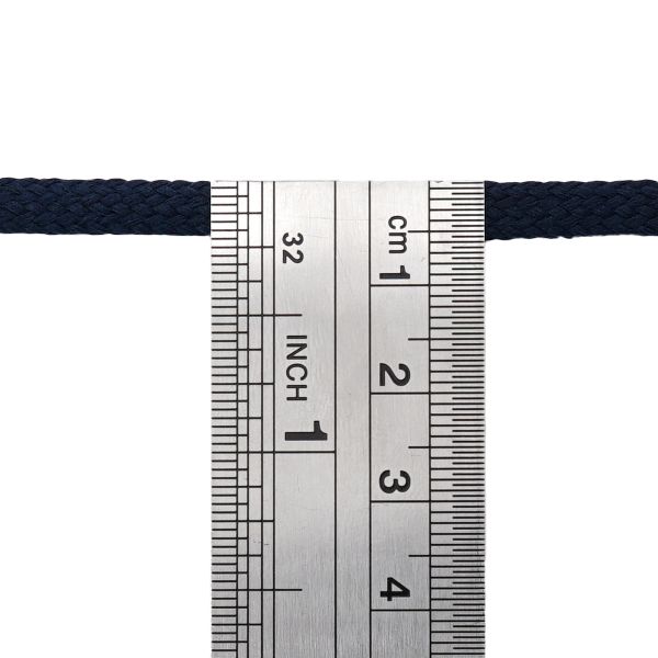 Шнур обувной плетеный ⌀6.0 мм / 100 метров, (диаметр ±1 мм), 030 т.синий