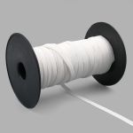 Резинка бельевая (бретелечная) матовая 8.0 мм / 50 метров, молочный, (МL195.008)