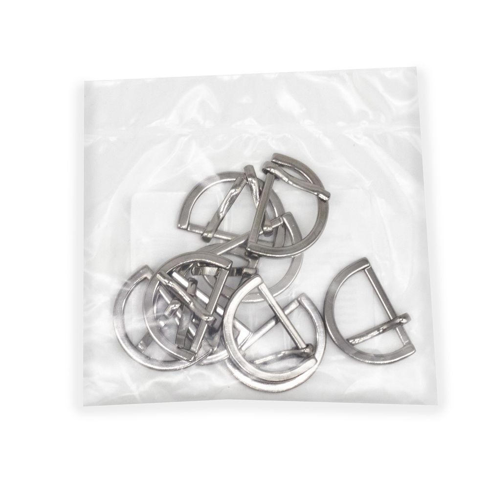 Пряжка 20мм. чер/никель, 10 шт /TOS/