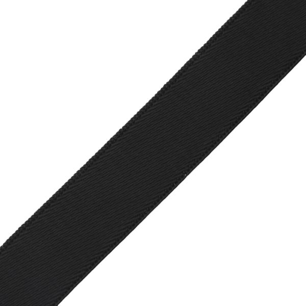 Резинка бельевая (бретелечная) матовая 15.0 мм / 50 метров, черный