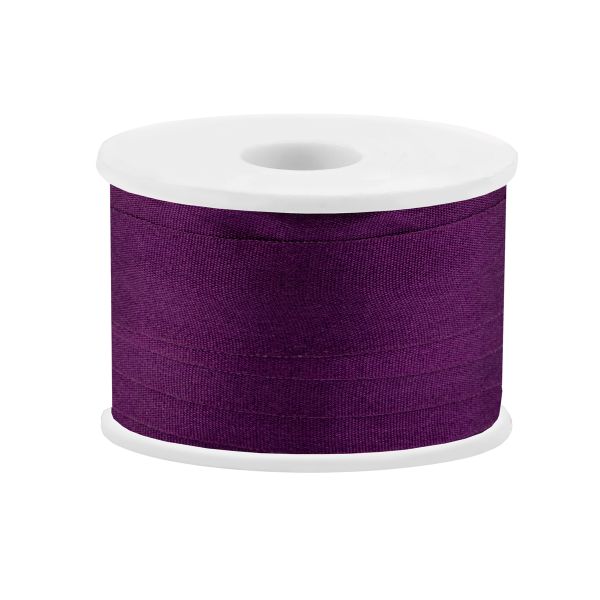 Лента (тесьма) шелковая 13.0 мм / 45.5±0.5 метров, №126 т.фиолетовый, Gamma SR-13