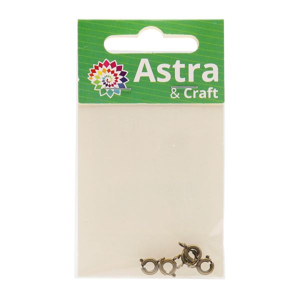 Замок для бус кольцо 6мм, 5 штук, Astra&Craft (Латунь), 4AR239