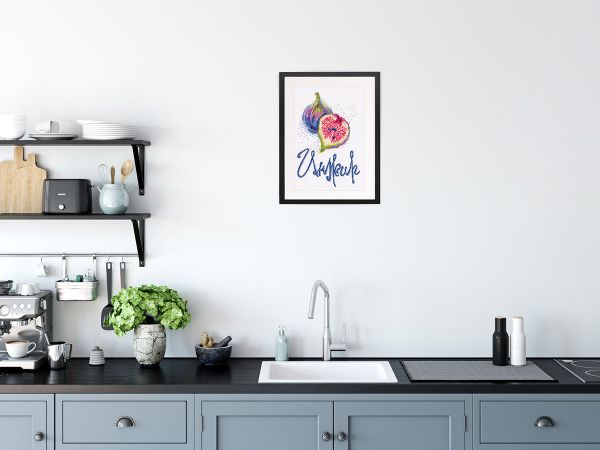 Набор для вышивания нитками Panna, Инжир 16х22,5 см